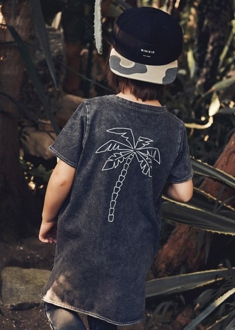 Kratka majica Graphite Palm