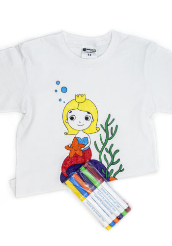 Kratka majica za ustvarjanje Little Mermaid