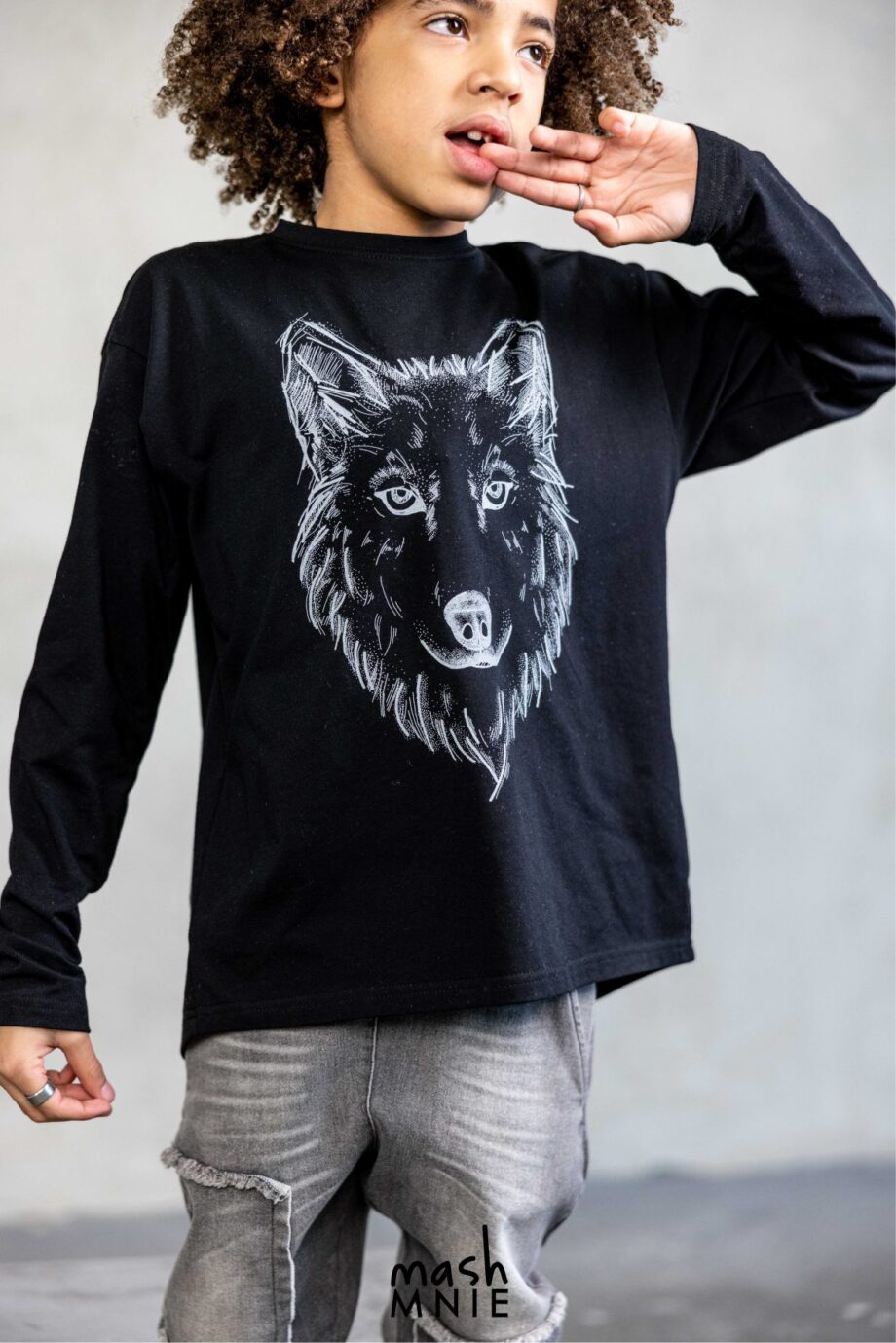 Majica z dolgimi rokavi Wolf